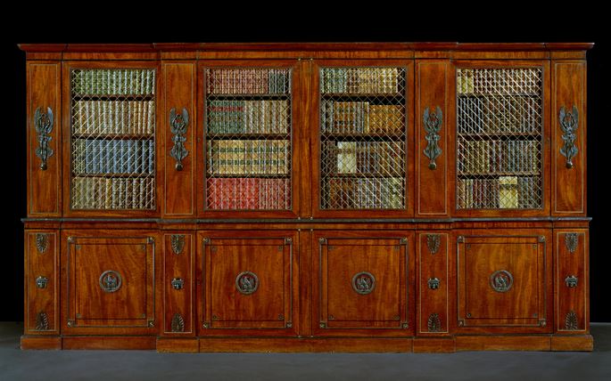 A REGENCY BRONZE-MOUNTED BOOKCASE IN THE MANNER OF THOMAS HOPE | MasterArt